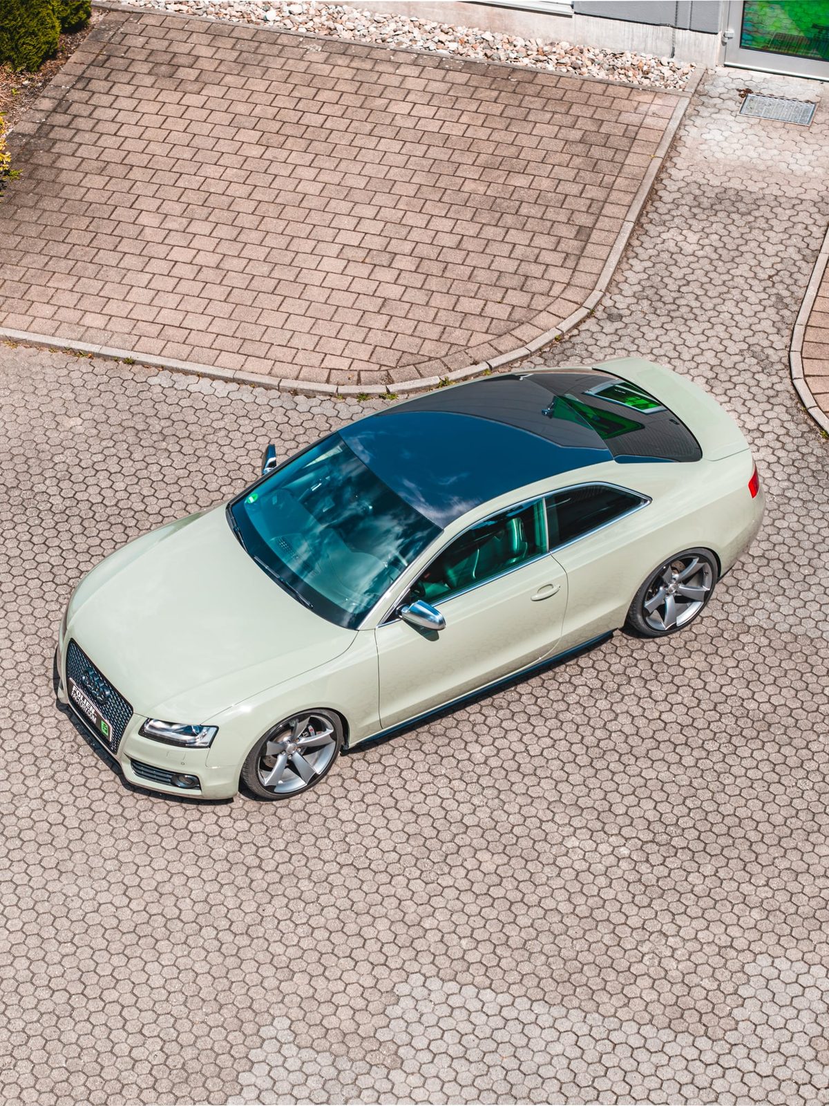 Audi S5 in CYS Colored TPU von oben
